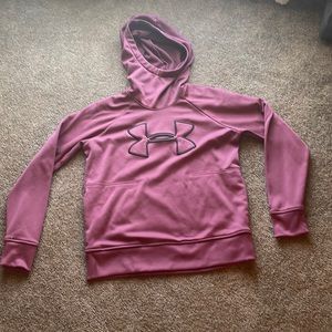under armour cold gear maroon hoodie